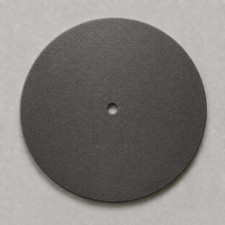 Charcoal Linen — Deep charcoal over a heavy linen texture